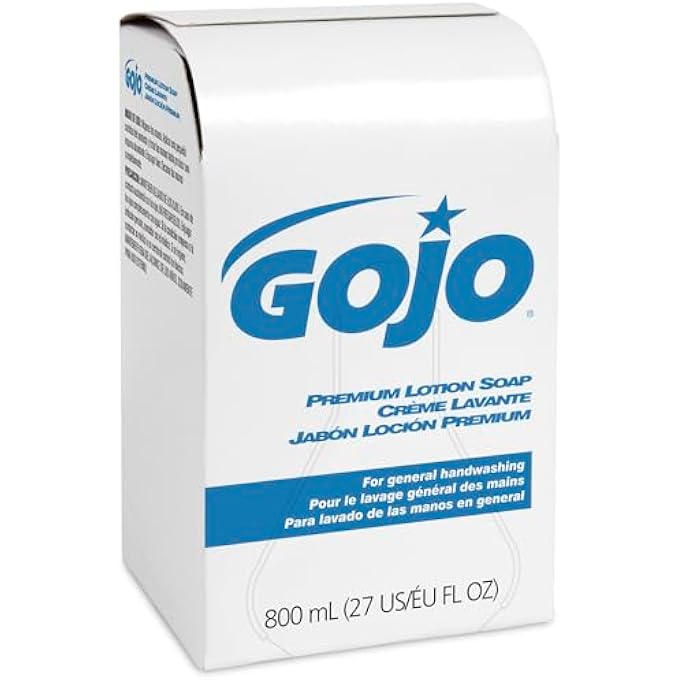 Gojo PREMIUM LOTION SOAP, WATERFALL FRAGRANCE, 800 ML LOTION HAND SOAP REFILL FOR 800 SERIES BAG-IN-BOX SOAP DISPENSER (PACK OF 12) - 9106-12 - Image 3